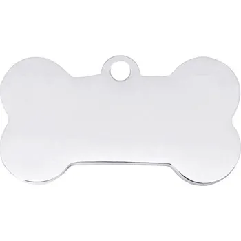 Vojenské psí známky Ocelová psí známka - kost, vel. M