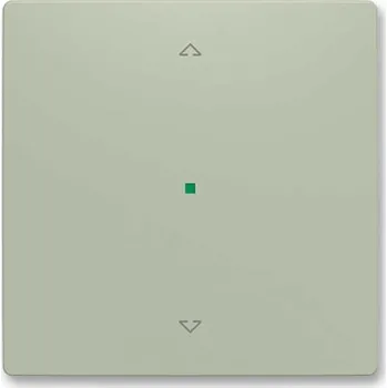 vypínač 6220T-A01002 243 Kryt 1násobný, symbol "žaluzie", olivová, Zoni, ABB