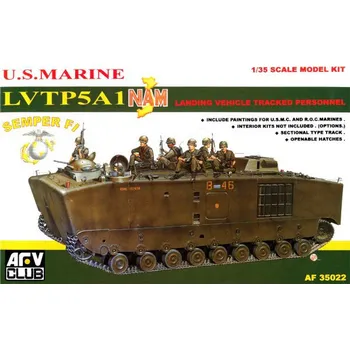Plastikový model AFV Club 1/35 LVTP-5 Landing Vehicle