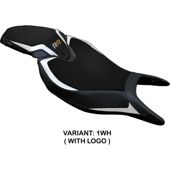Moto sedlo TPZ Italia Potah sedla Triumph Speed Triple 1200 RR (22-24) Renee potah sedla: s logem 1WH (white)