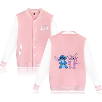 Chlapecký svetr Lilo & Stitch Dětská pohodlná mikina s potiskem na motivy roztomilé pohádky Lilo a Stitch (vel. 110 - 160) Barva: Růžová 12, Velikost: 110