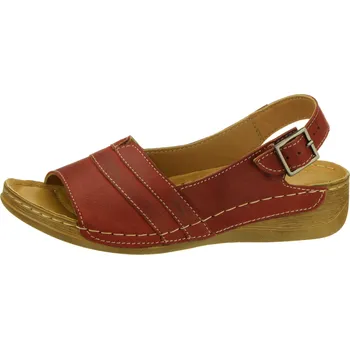 Dámské sandále Elegantní kožené sandály Rega Shoes X327 Velikost: 37