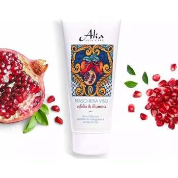 Pleťová maska Alia Exfoliační a rozjasňující pleťová maska se sicilským granátovým jablkem 100 ml