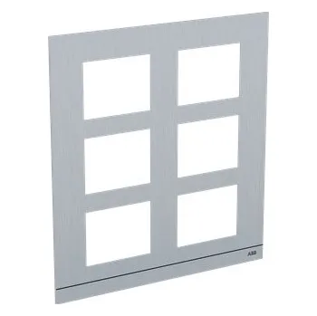 Kryt AUDIO tabla velikost 2/3 (135 mm) eloxovaný hliník 41396CF-A ABB