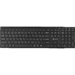Klávesnice Powerton UltraSlim, integrovaná, CZ/SK, Multi-Device typ 2.4 GHz, černá