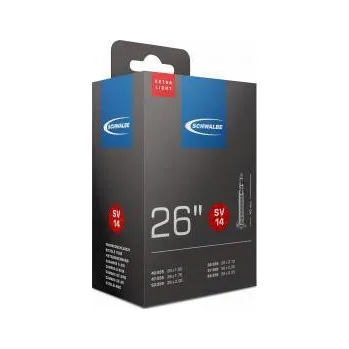Duše na kolo Schwalbe duše 26" SV14 40/60-559 galuskový ventilek extralight 130g 7069