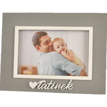 Rám na obraz Fotorámeček dřevo Tatínek 21x16 cm