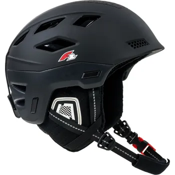 F2 1200 HERREN SKI & SNOWBOARD HELM HELMET MATT BLACK Kite: Dospělý - S