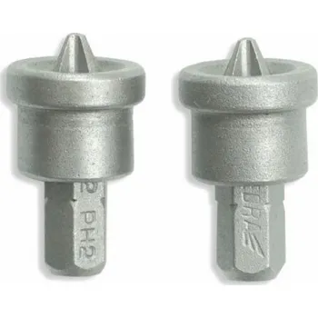 Bit Křížové hroty Dedra se zarážkou PH2x25mm, 2 kusy blistru (18A08PHG20-02)