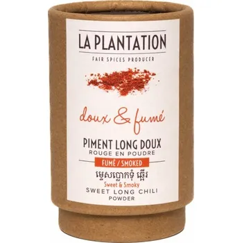 Koření La Plantation Smoked Sweet Long Chilli Powder 50g tubus