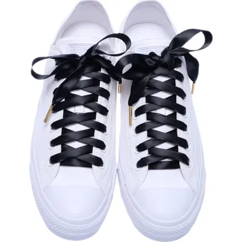 Tkaničky do bot Saténové tkaničky dětské - černá Délka: 60