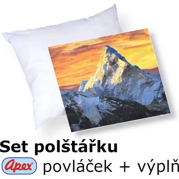 Povlak na dekorativní polštářek Apex® produktová řada 3D 3D povláček na polštářek Apex - Matterhorn - Povláček na polštářek