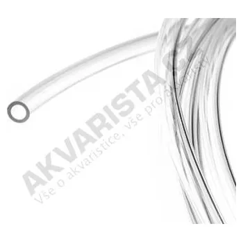 Vysokotlaká tvrdá hadička 4/6 mm pro vzduch nebo CO2 (metráž) čirá