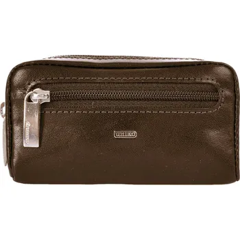 Kožená klíčenka 935003 tmavě hnědá, Uniko