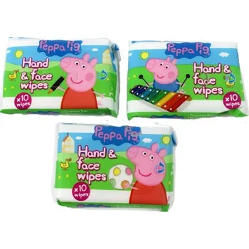 Vlhčený ubrousek PEPPA PIG JELLYWORKS Ubrousky vlhčené 10ks A/BAC