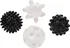 Hračka pro nejmenší Akuku Sada senzorických balónků 4 ks černá/bílá