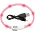 obojek pro kočku Karlie USB Visio Light růžový 20-35 cm