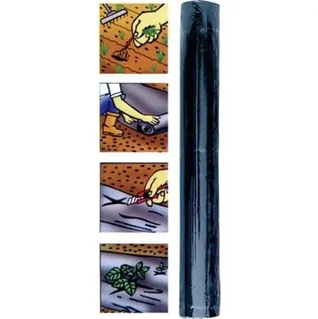 Pěstitelství Fólie zahradní 1,2x10m, 20 µm černá STREND