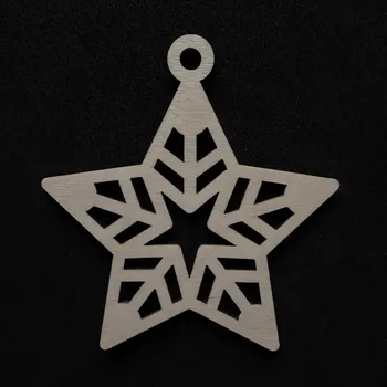 Vánoční ozdoba Dřevěná ozdoba Hvězdička