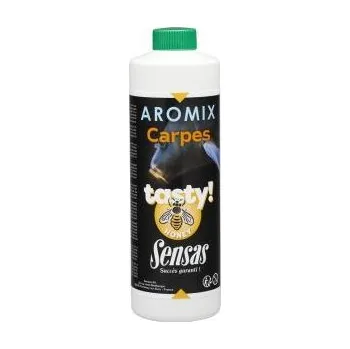 Návnadové aroma Sensas Tekutý posilovač Aromix Carp Tasty Honey (med) 500ml