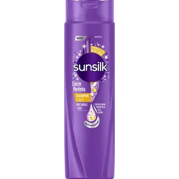 Šampon Sunsilk šampon 2in1 Liscio Perfetto pro rovné vlasy, 250 ml