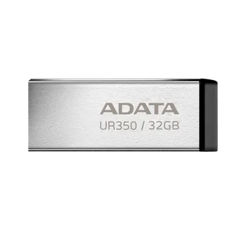 USB flash disk ADATA UR350/32GB/USB 3.2/USB-A/Černá
