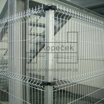 Plot Svařovaný plotový panel BRAVO 3D pozinkovaný 1030 mm s vodorovným prolisem | oko 50 × 200 mm | drát 5,0 mm