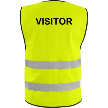 Reflexní vesta žlutá + LOGO: VISITOR 4XL/5XL 111400115099_LOGO