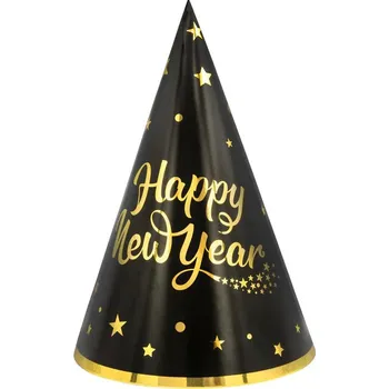 Party dekorace Párty čepice Happy new year 6 ks