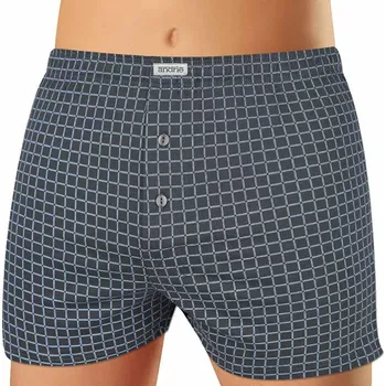 Trenýrky Andrie PS 5757 šedé pánské trenýrky Barva: šedá, Velikost: M