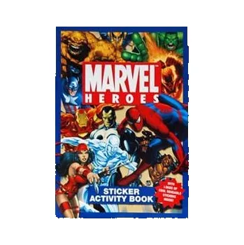 Pastelka MARVEL HEROES Zábavné omalovánky se samolepkami