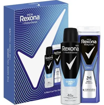 Sprchový gel Rexona Cobalt pánský kosmetický set ( sprchový gel 250 ml + antiperspirant 150 ml )