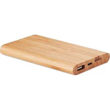 Powerbanka Powerbanka 4000 mAh, bambus