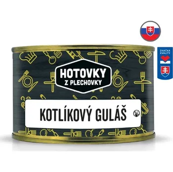 Hotové jídlo Hotovky z plechovky Kotlíkový guláš v plechovce Velikost: 400 ml