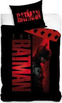 Ložní povlečení Carbotex Batman The Red 140 x 200, 70 x 90 cm zipový uzávěr