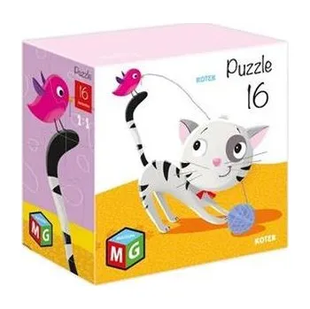 Puzzle Puzzle Kotek 16 elementów