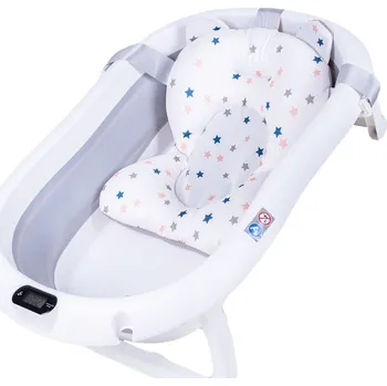 koupací vanička Skládací vana Primabobo Premium s teploměrem a polštářkem Barva: Grey