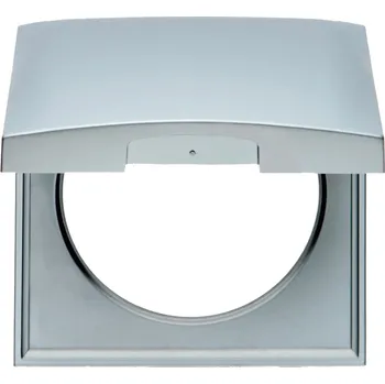 Rámeček s víčkem pro zásuvku Integro chrom