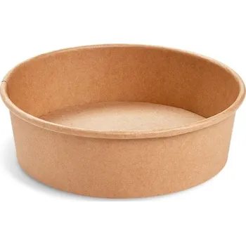 Jednorázové nádobí Papírová miska (PAP/PE) kraft O150mm 500ml [50 ks]