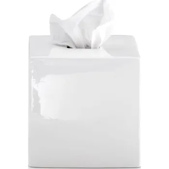 Decor Walther, Box na kapesníky Porzellan čtvercový bílý - Formadore