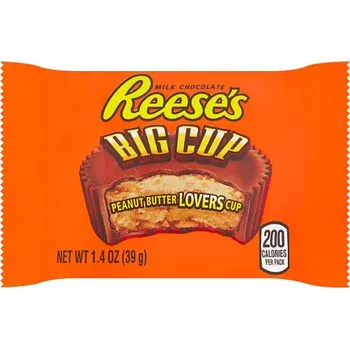 Čokoláda Reese’s 39 g BIG Cup - čokoládový košíček plněný burákovým máslem (Košíček z mléčné čokolády plněný )