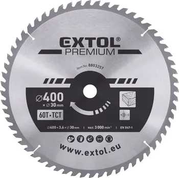 Pilový kotouč Extol Premium pilový kotouč s SK plátky