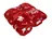 Textilomanie Vánoční beránková deka z mikroplyše 160 x 200 cm, červená/Candy Bells