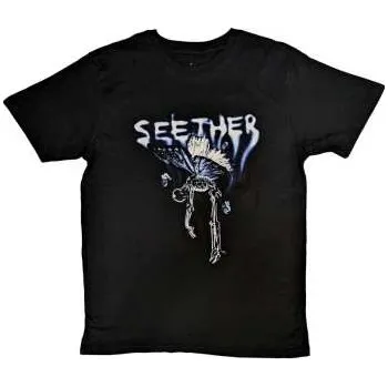 Pánské oblečení Merch Seether: Seether Unisex T-shirt: Dead Butterfly (medium) M