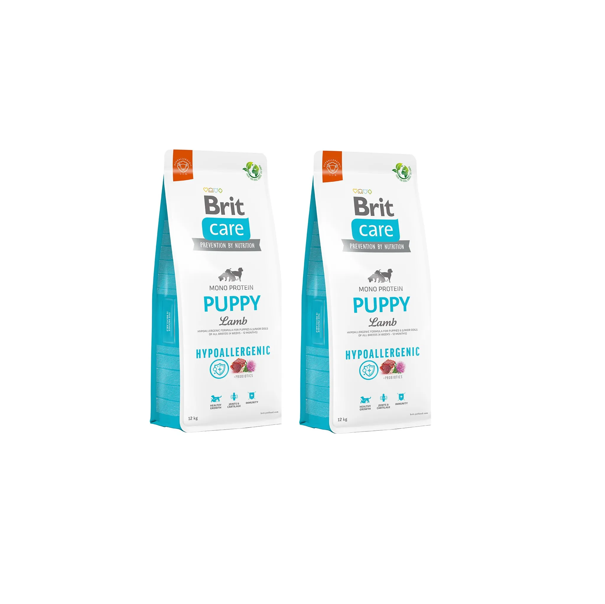 Fotografie 1 - Krmivo pro psa Brit Care Dog Hypoallergenic Puppy Lamb/Rice 2x 12 kg