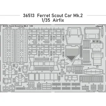 Plastikový model Eduard 1/35 Ferret Scout Car Mk.2 (AIRFIX)