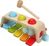 Hudební nástroj pro děti Classic World Zatloukačka/xylofon s kladívkem s koulemi v krabici 2v1