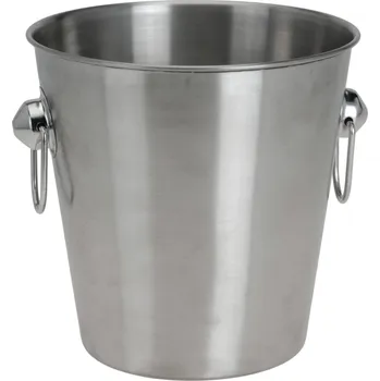 Chladič na víno EH Excellent Houseware Chladič na víno, sekt, 20 cm, stříbrný s matným povrchem