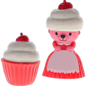 Mikro Trading Cupcake mini medvídek 6cm vonící v blistru postavička: Poly