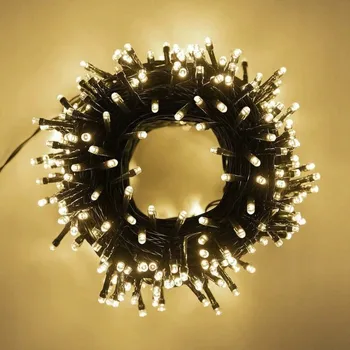 Vánoční dekorace Vánoční LED řetěz světýlka 500 35m venkovní - teplá bílá + flash